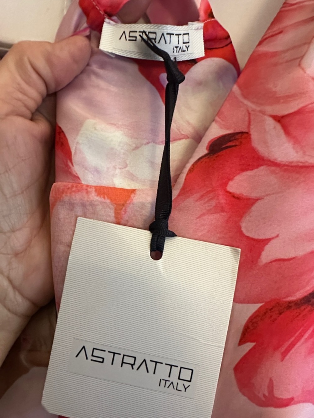 NWT ASTRATTO ITALY SATIN GOWN M - Picture 7 of 7